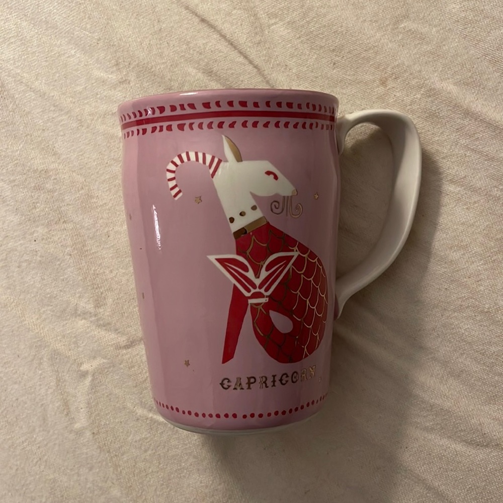 Anthropologie Capricorn Astrological Sign Coffee Mug